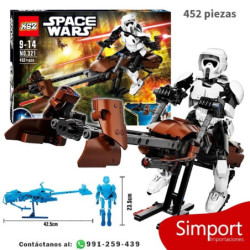 Scout Trooper Speeder Bike - 452 piezas - Star Wars