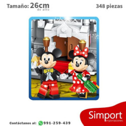 Mini Castillo Mickey, Minnie, Donald - 348 piezas