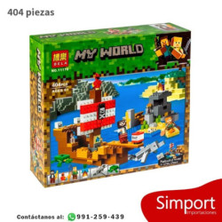 Barco Pirata -  404 Piezas - Minecraft