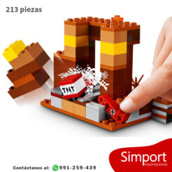 El puesto comercial andino  - 213 Piezas - Minecraft