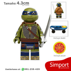 Leonardo - Tortugas Ninja - Minifigura