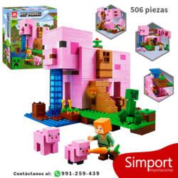 La Casa del Cerdo - 506 piezas - Minecraft