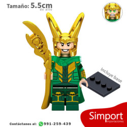 Loki  cromado - Marvel- Minifigura