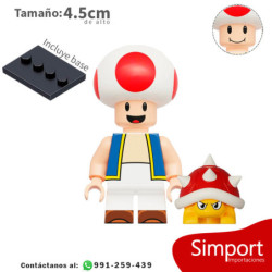 Toad - Mario Bros  - Minifigura