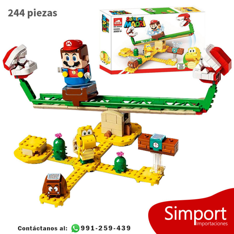 Superderrape de la Planta Piraña - Super Mario Bros - 244 piezas