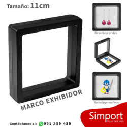 Marco Exhibidor para Adorno 11 cm - Negro