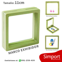 Marco Exhibidor para Adorno 11 cm - Verde