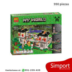 La fortaleza - 990 piezas - Minecraft
