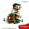 La casa del árbol moderna - 927 piezas - Minecraft