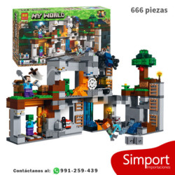 Las aventuras subterráneas - 666 piezas - Minecraft