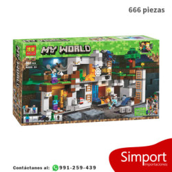 Las aventuras subterráneas - Minecraft - 666 piezas