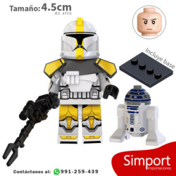 Clone Comander Bly con R2-D2 - Star Wars - Minifigura