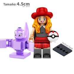 Serena y Mewtwo  - Pokemon - Minifigura