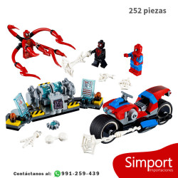 Rescate en moto Spiderman - 252 piezas - Marvel