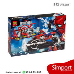 Rescate en moto Spiderman - 252 piezas - Marvel