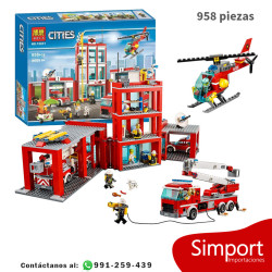 Estación de bomberos - 958 piezas - City