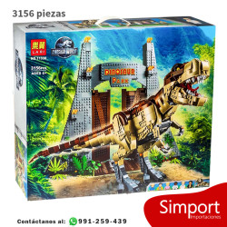 Parque Jurásico Caos del T. rex - 3156 piezas - Jurassic World