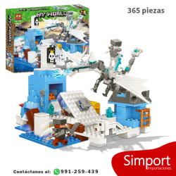 El Dragon de Nieve - 365 piezas - Minecraft