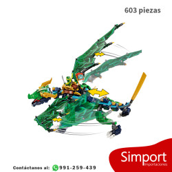 Dragón NRG verde - 603 piezas - Ninjago