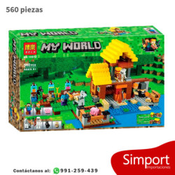 La Cabaña de la Granja  Minecraft - 560 piezas