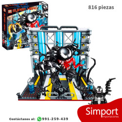 Armadura Mecanica de Spider-man Venon modelo prisión  - 816 Piezas - Marvel