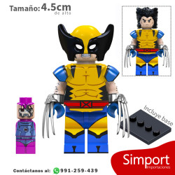 Wolverine clasico con mini centinela - Marvel - Minifigura