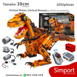 Tiranosaurio Rex Control Remoto - 1092 Piezas - Technology