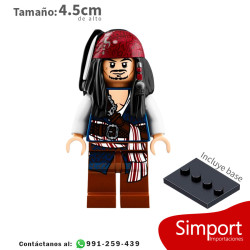 Jack Sparrow - Piratas del Caribe - Minifigura