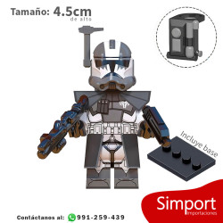 Capitan - Wolfpack Clone Trooper - Star Wars - Minifigura