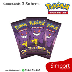 Pokémon Trading Card Game - Coleccion - 3 Sobres