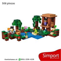 Cabaña de Brujas Pantano Minecraft - 508 piezas
